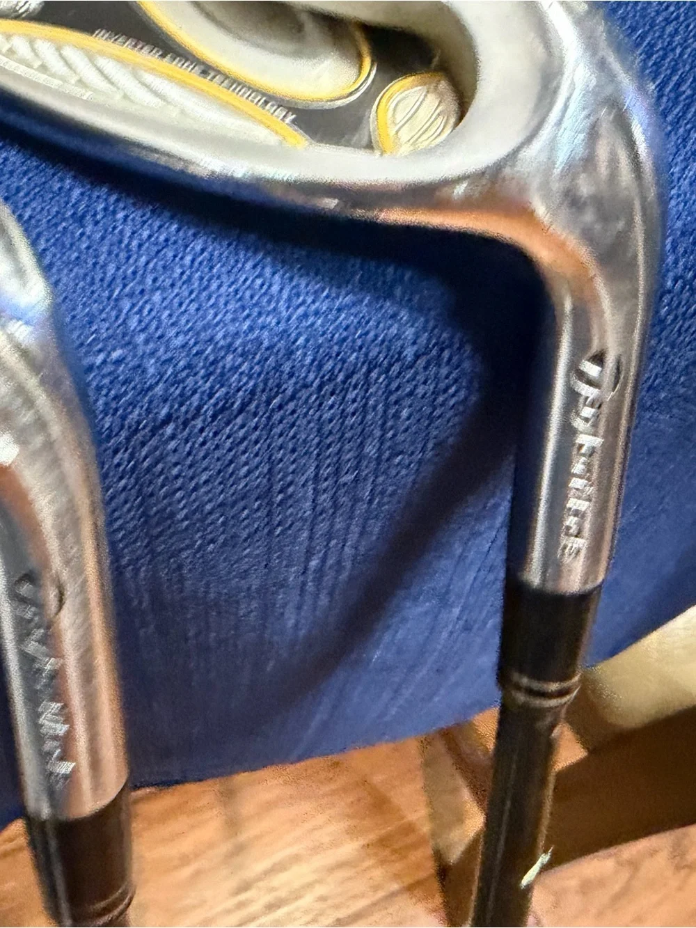 TaylorMade Golf Irons in Silver, Black & Gold Accent - Picture 4 of 11